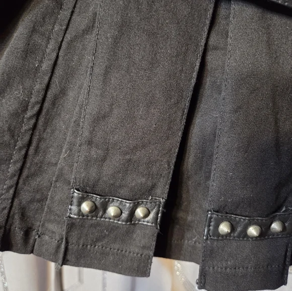 Tripp NYC The Mortal Instruments City Of Bones Black Pleated Studded Dress M - Picture 3 of 8